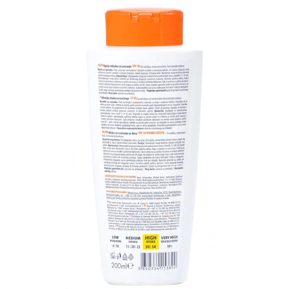 Olea mlijeko za sunčanje SPF 30 200ml - Akcija u trgovini Konzum