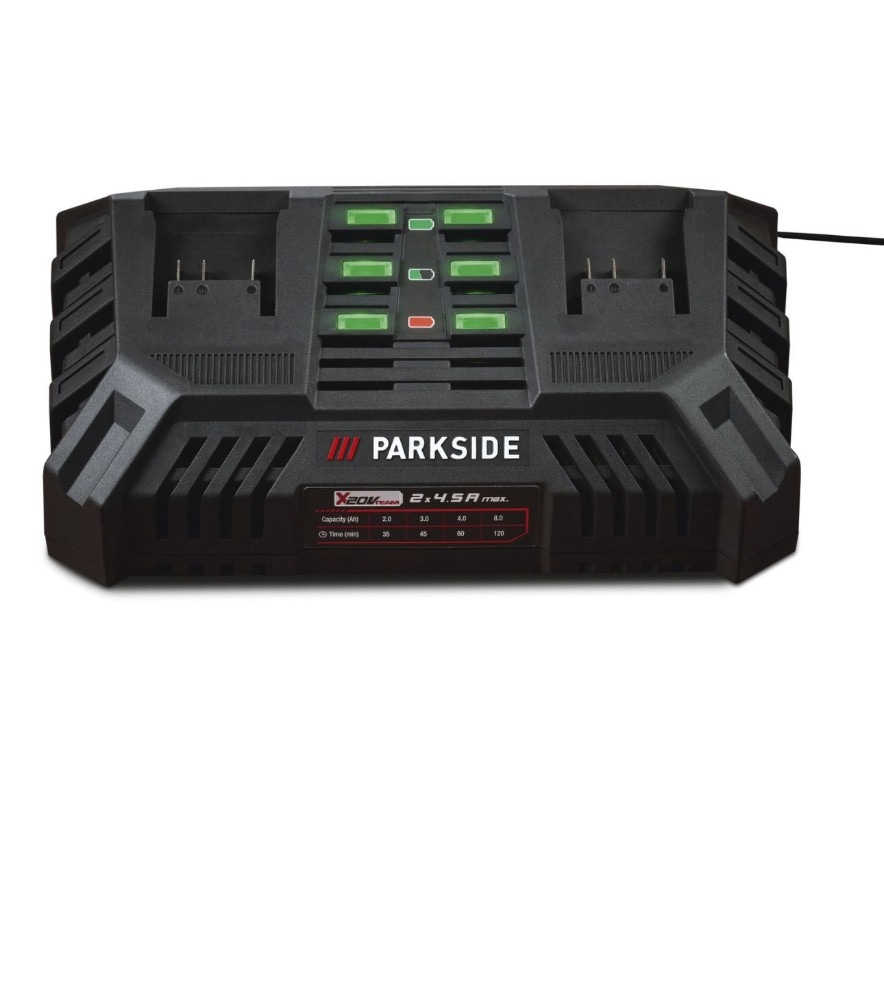 PARKSIDE Dvostruki punjač 20 V PDSLG 20 B1 - Akcija u trgovini Kaufland
