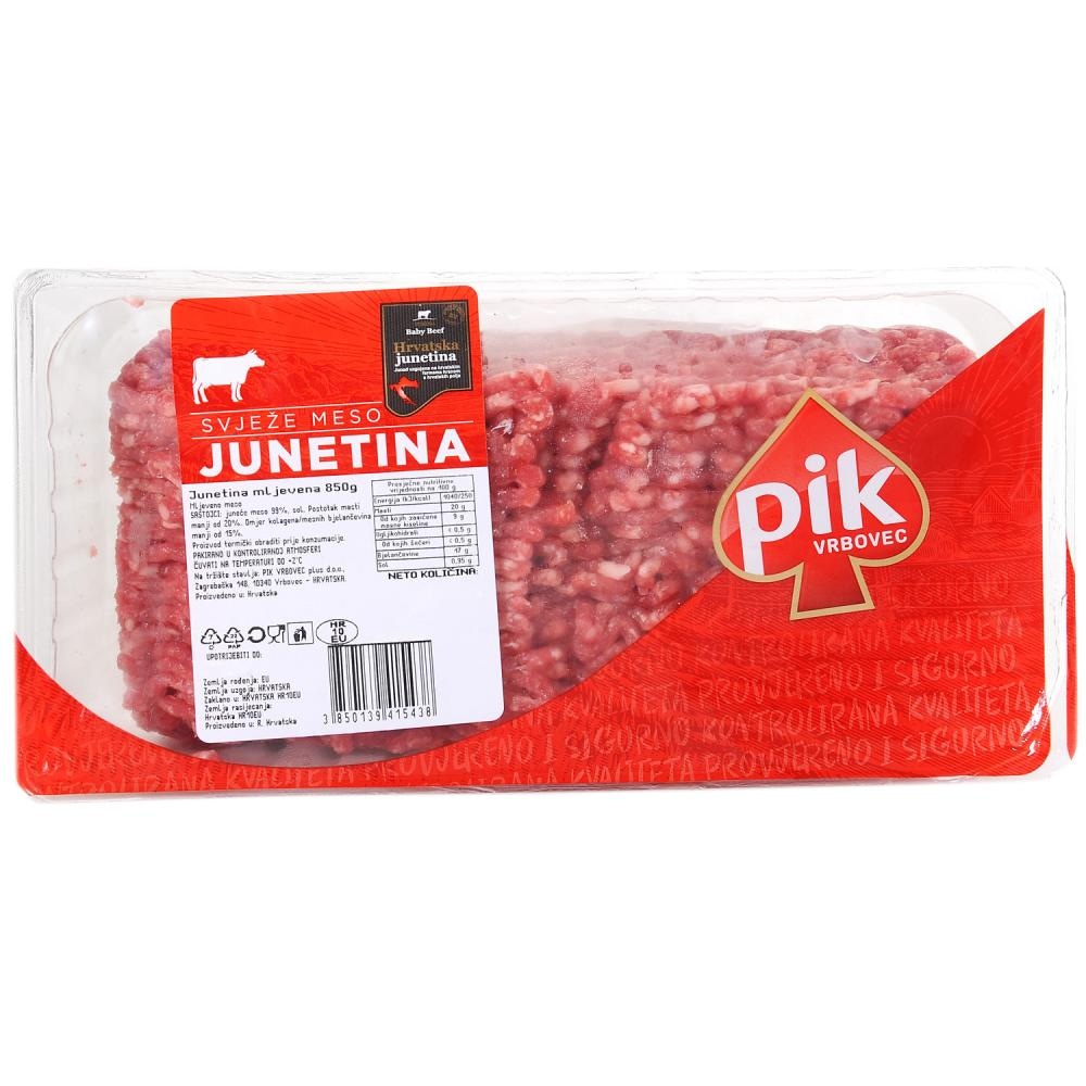 Pik Juneće mljeveno meso 850 g Pik Vrbovec - Akcija u trgovini Metro