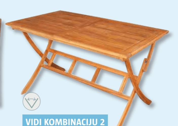 Sklopivi vrtni stol 'Diana' - Akcija u trgovini Bauhaus