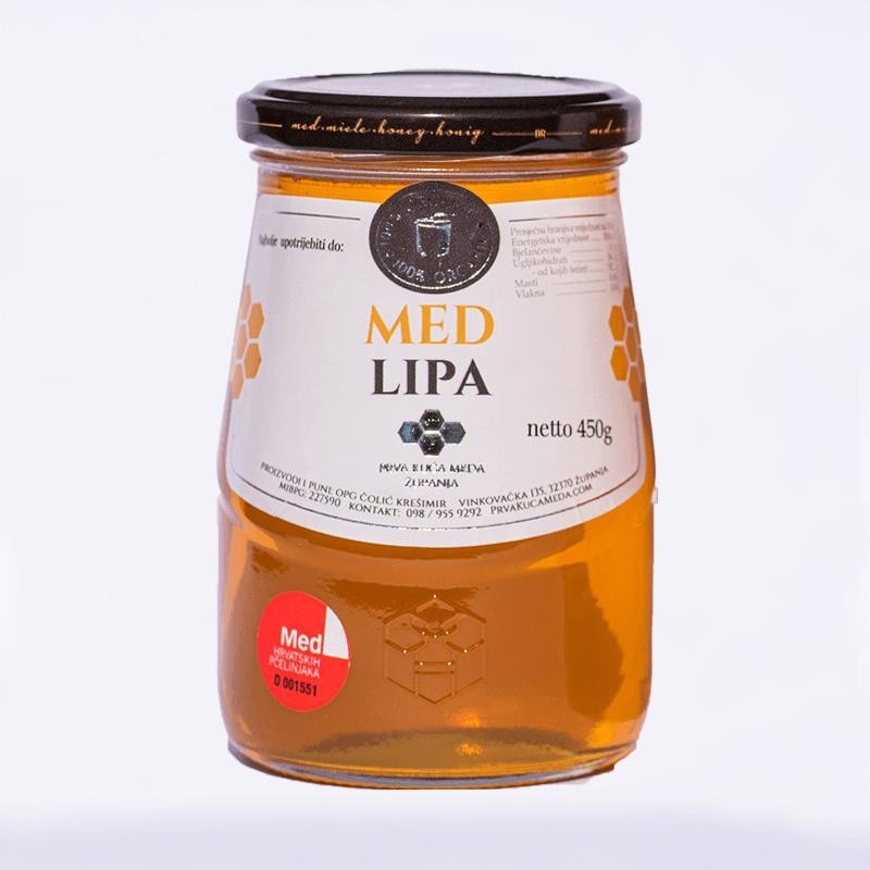 Županja med lipa 450 g Akcija u trgovini Konzum