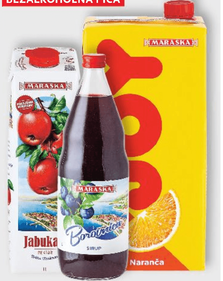 Odabrana Maraska bezalkoholna pića - Akcija u trgovini Kaufland