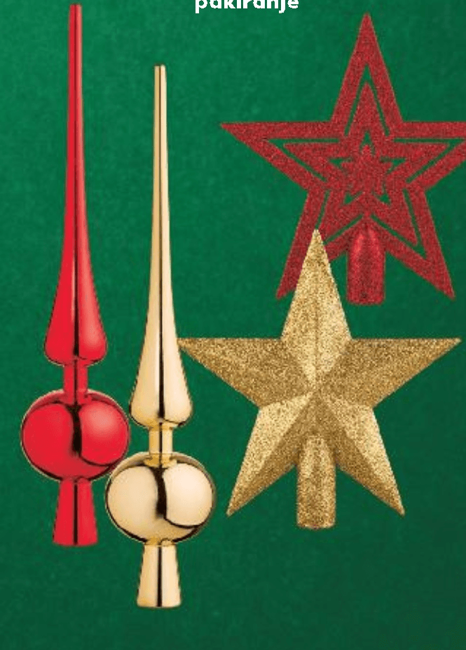 Vrh za božićno drvce komad - Akcija u trgovini Kaufland