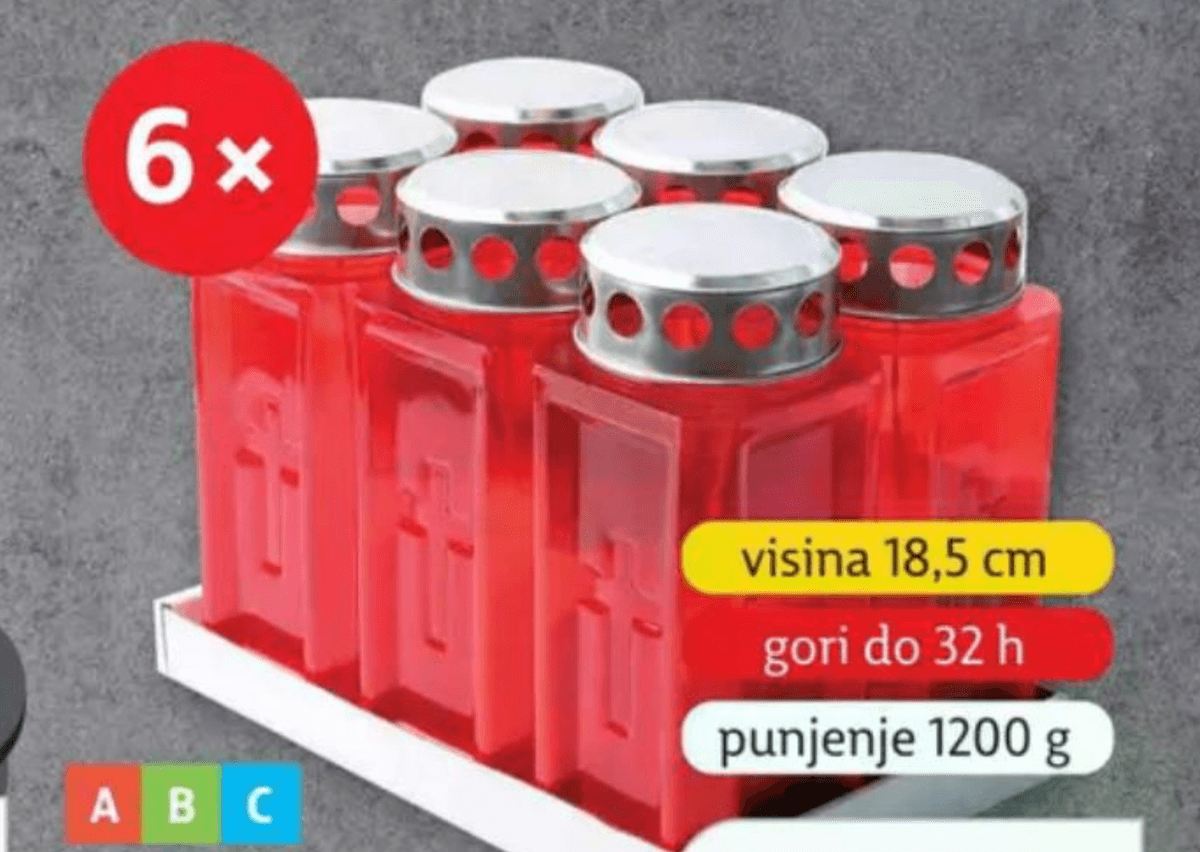 Lampion Kocka 6 komada - Akcija u trgovini Plodine
