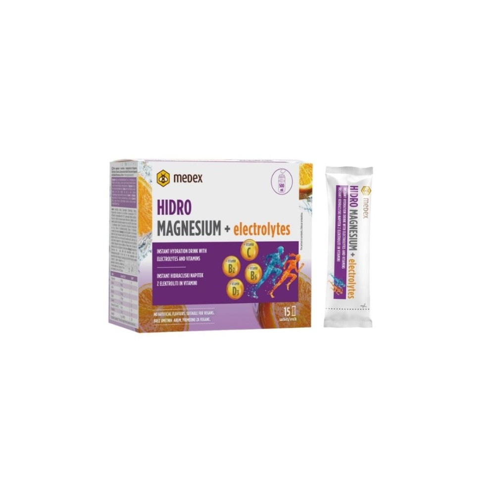 Medex Hidro Magnezij + elektrolit 15/1 Akcija u trgovini Bipa