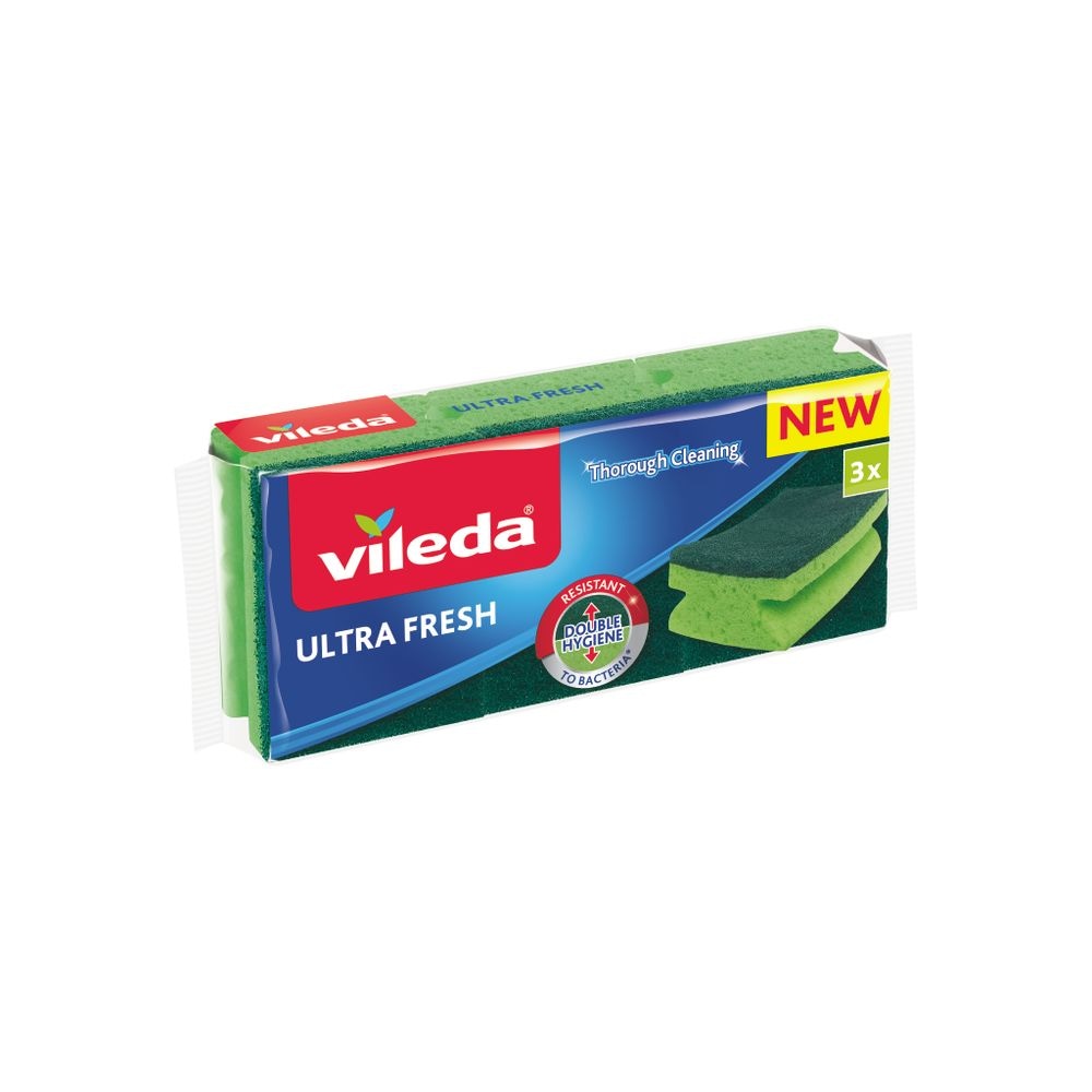 Vileda Set spužvica Ultra Fresh 3 komada u pakiranju - Akcija u trgovini Spar