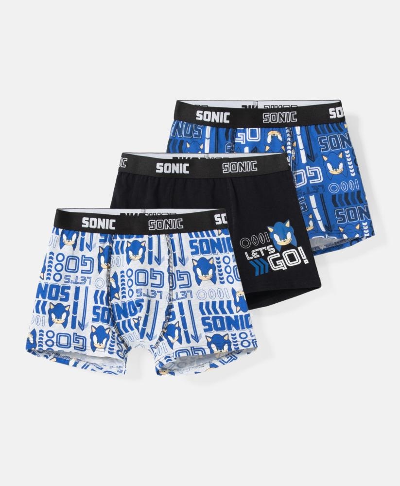 Komplet 3 para bokserica Sonic za dječake 3 para - Akcija u trgovini Pepco