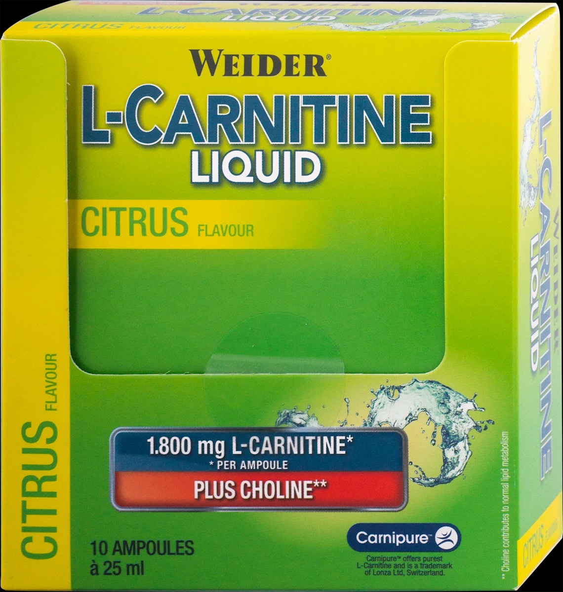 Weider tekući L-karnitin 10 kom. - Akcija u trgovini Dm