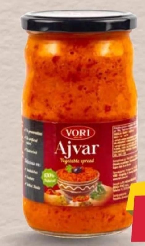Vori ajvar blago ljuti 690 g Akcija u trgovini Pivac