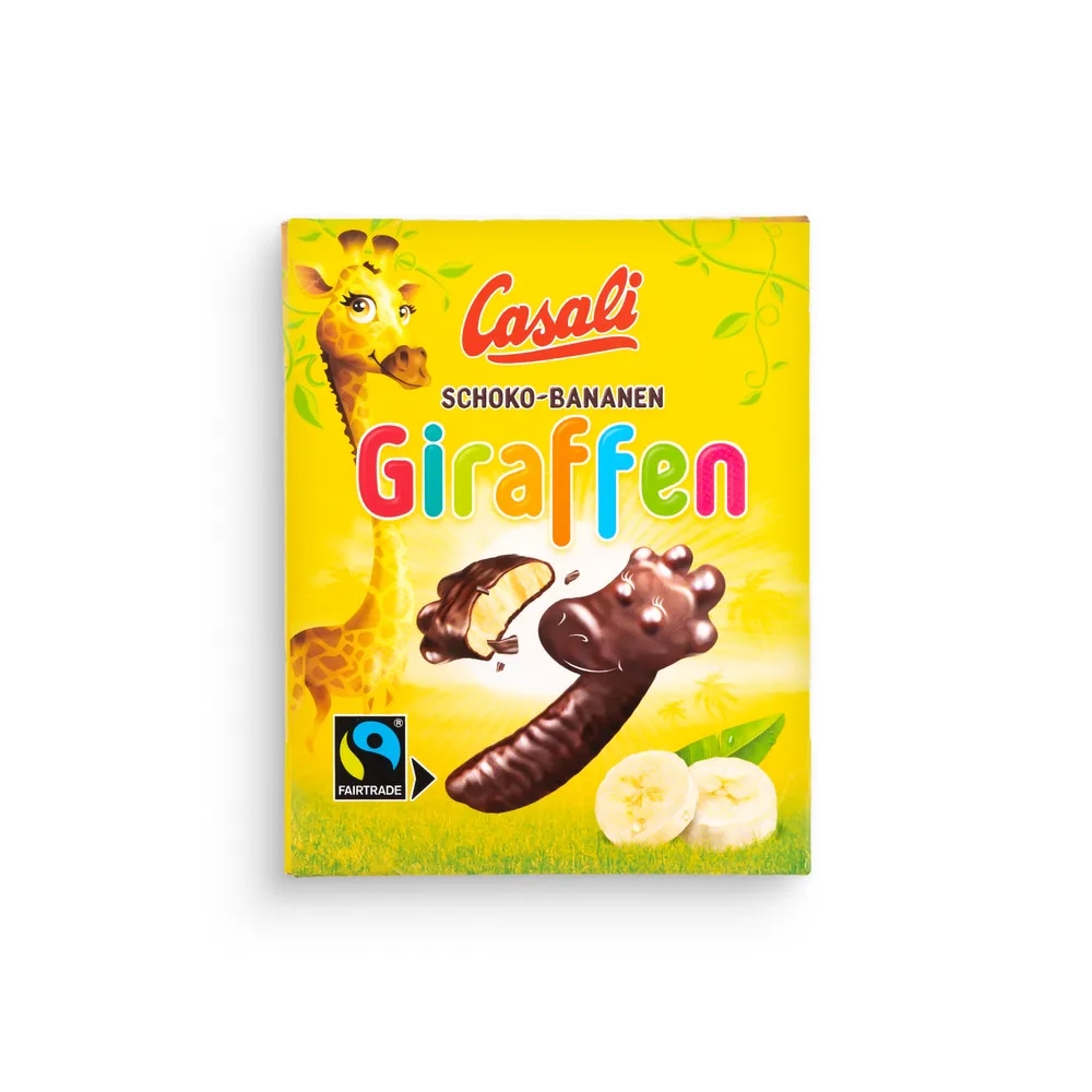 Casali Giraffen čokoladne banane 140 g Akcija u trgovini Žabac