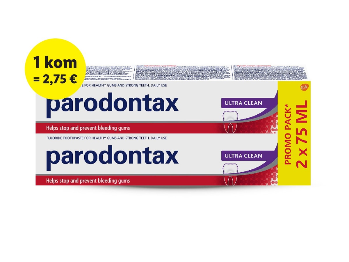 Parodontax Pasta za zube XXL 2 x 75 ml - Akcija u trgovini Lidl