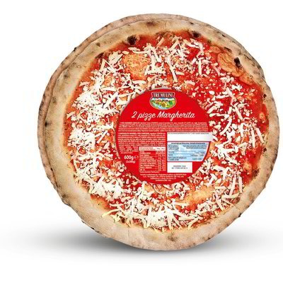 Tre Mulini pizza Margherita 2 kom, 600 g - Akcija u trgovini Eurospin