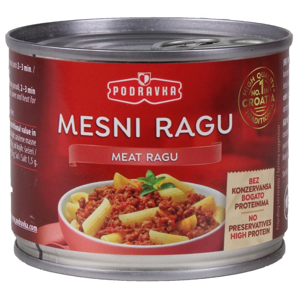 Podravka Mesni ragu 200 g - Akcija u trgovini Tommy
