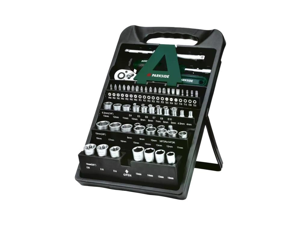 Nasadni ključevi i bitovi 61 kom PARKSIDE - Akcija u trgovini Lidl