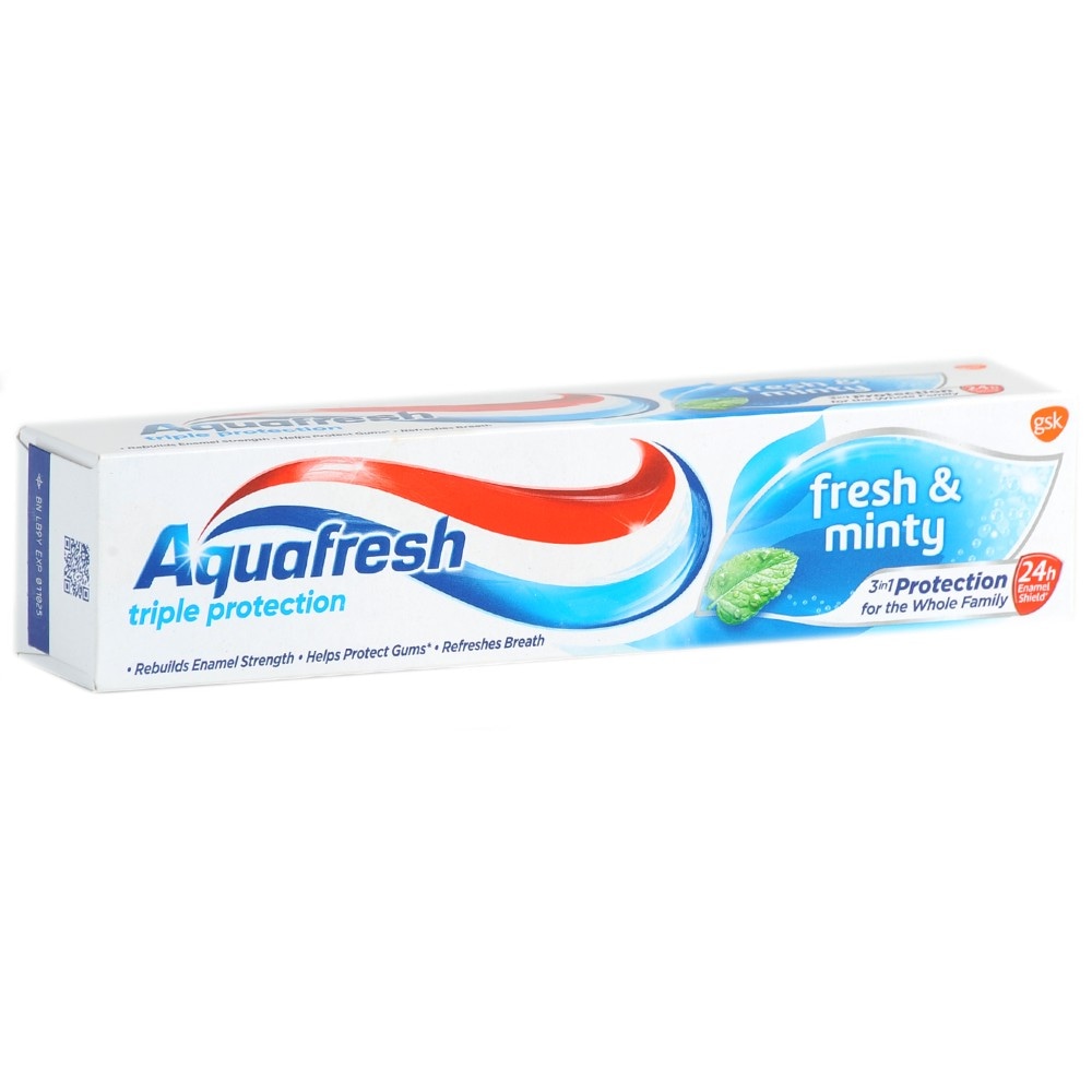 Aquafresh zubna pasta fresh and minty 100ml Akcija u trgovini 365 Market