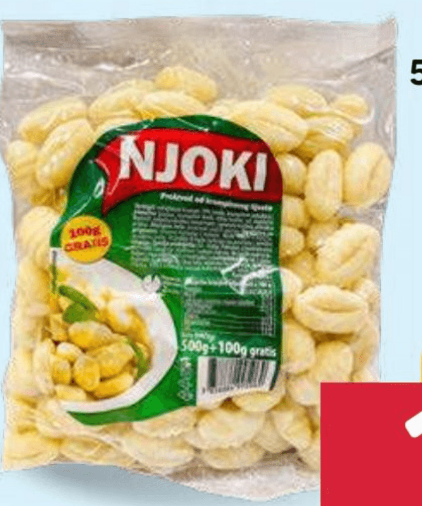 Ciemme Njoke 500g+100g gratis - Akcija u trgovini Pivac