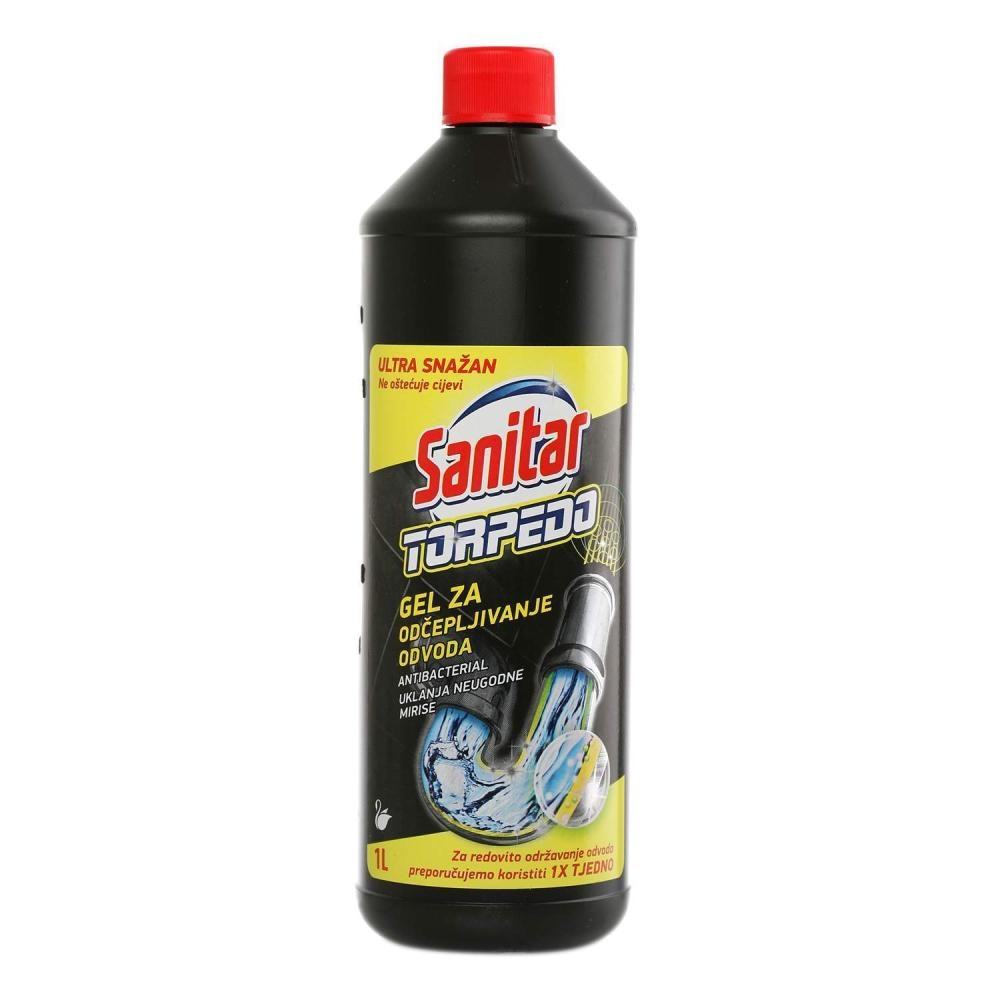 SANITAR Gel za odčepljivanje odvoda 1 L - Akcija u trgovini Kaufland