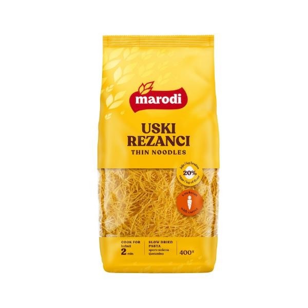 Marodi rezanci sa šljama domaći uski za juhu/široki 400 g Akcija u trgovini Gavranović