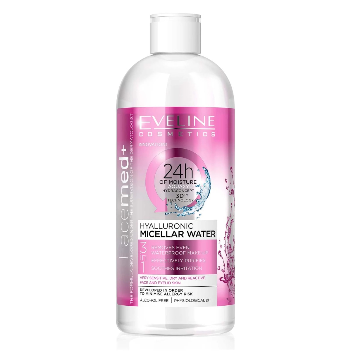 Eveline Purifying Micellar Water 24h of Moisture Akcija u trgovini Bipa