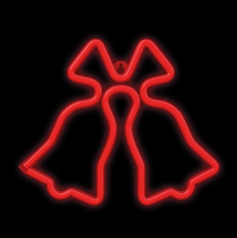 Neonski oblik zvona ili jelka 1 kom - Akcija u trgovini Interspar