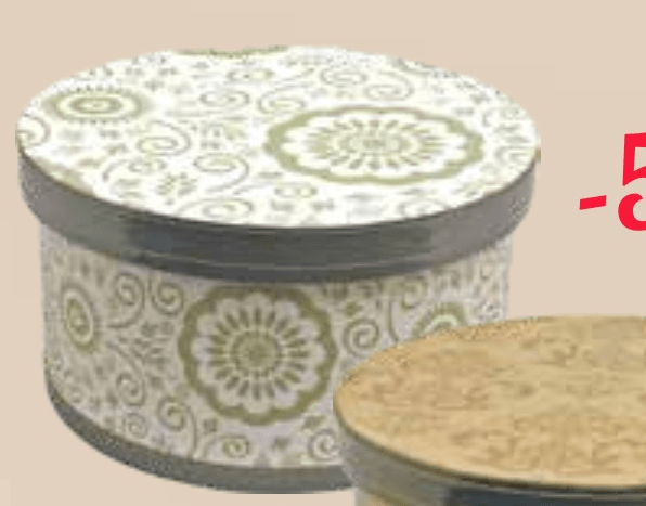 Ukrasna okrugla škrinjica - Akcija u trgovini KTC