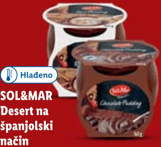 SOL&MAR Desert na španjolski način 140 g - Akcija u trgovini Lidl