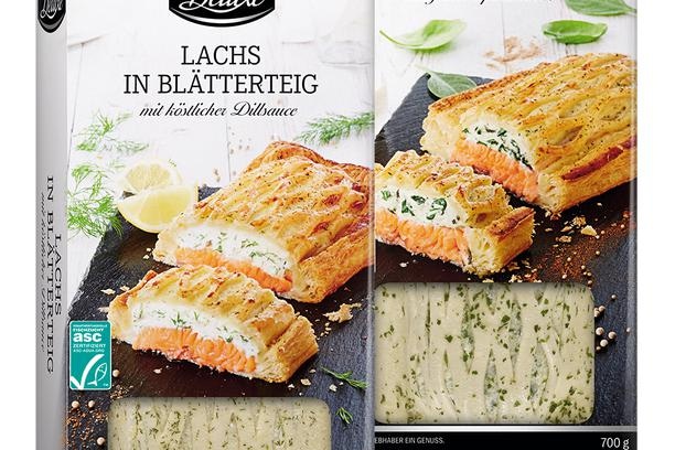 Losos u lisnatom tijestu 700 g Deluxe - Akcija u trgovini Lidl