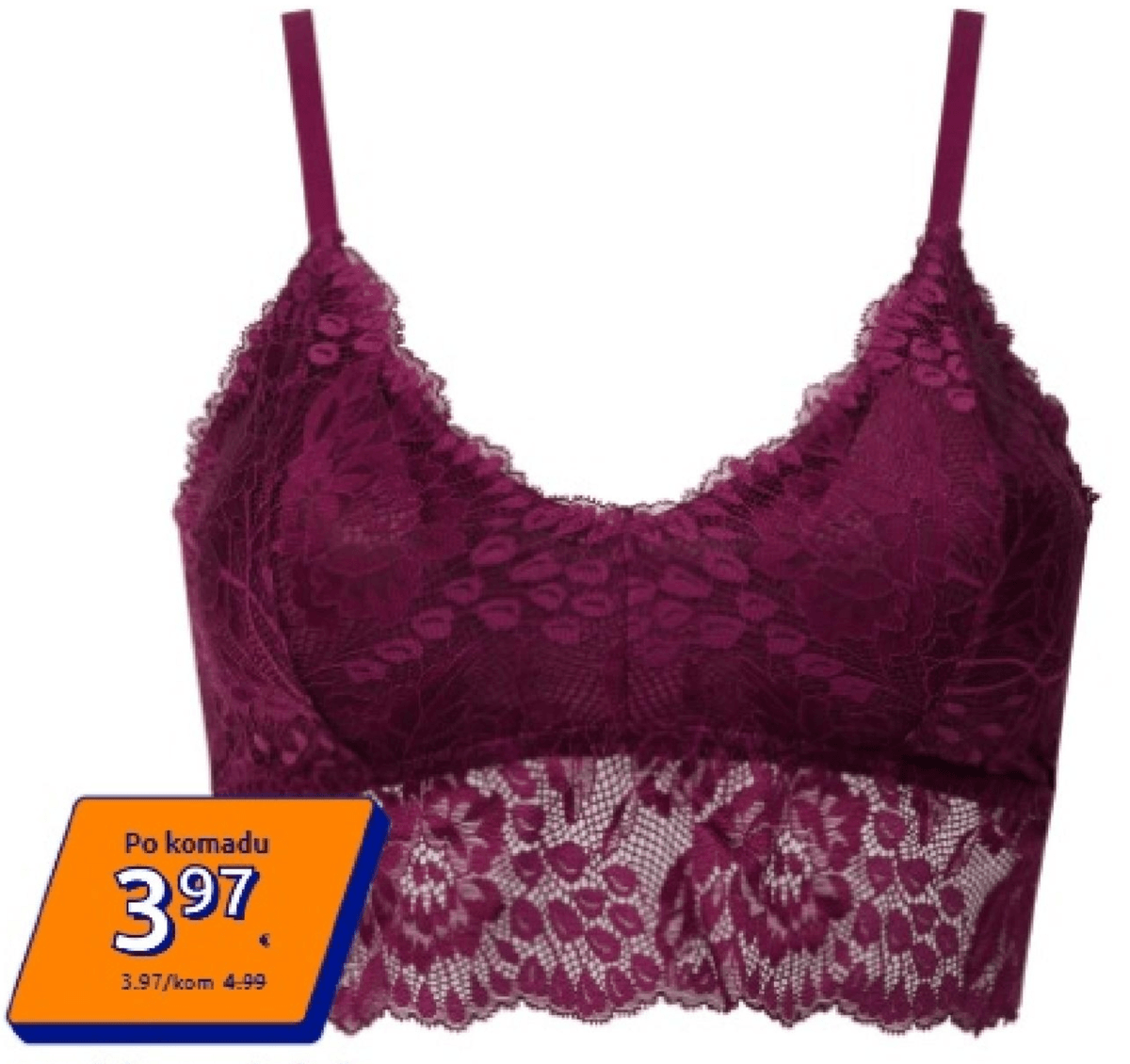 Meki grudnjak - Akcija u trgovini Action