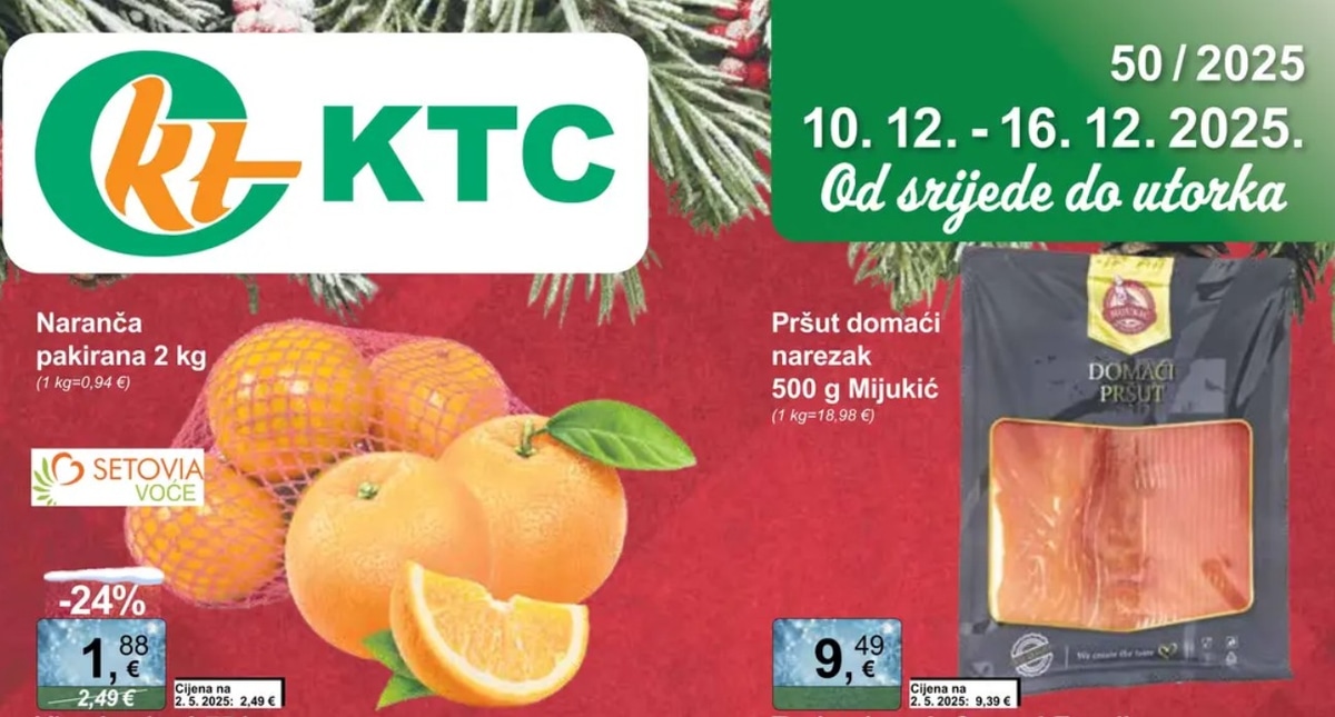 KTC katalog Široka potrošnja od 10.12. do 16.12.2025