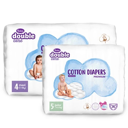 Violeta Cotton Premium pelene vel. 5 72 kom. - Akcija u trgovini Dm