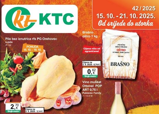 KTC katalog Široka potrošnja od 15.10. do 21.10.2025