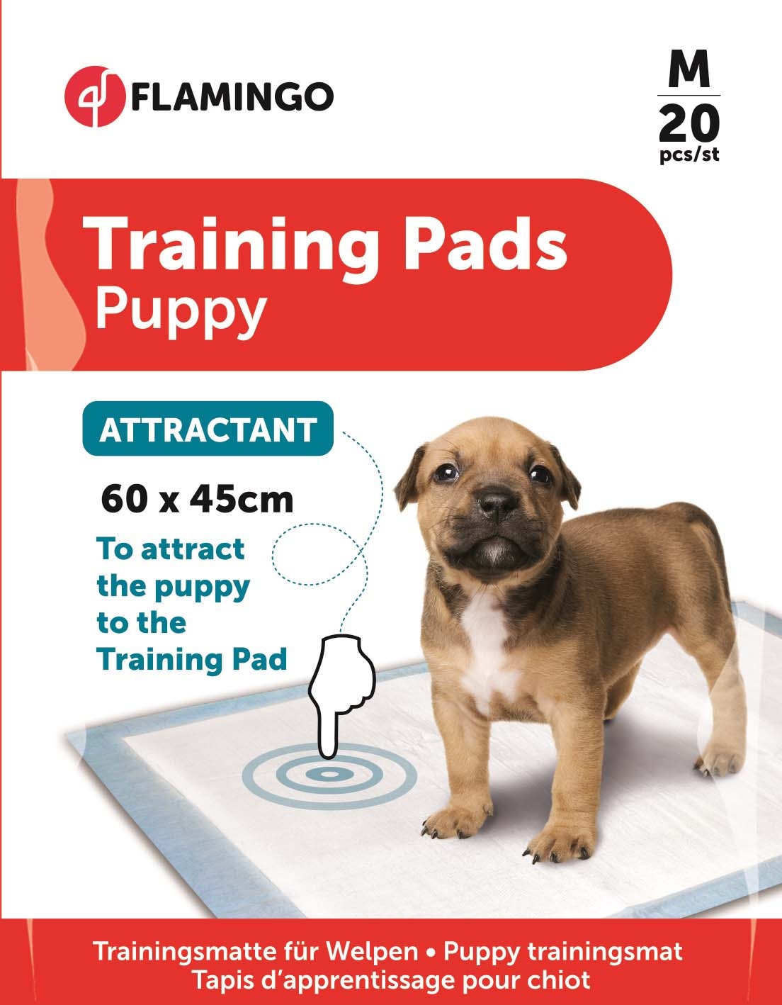 FLAMINGO Puppy Training Pads 20 kom, 60x45cm - Akcija u trgovini Pet Centar