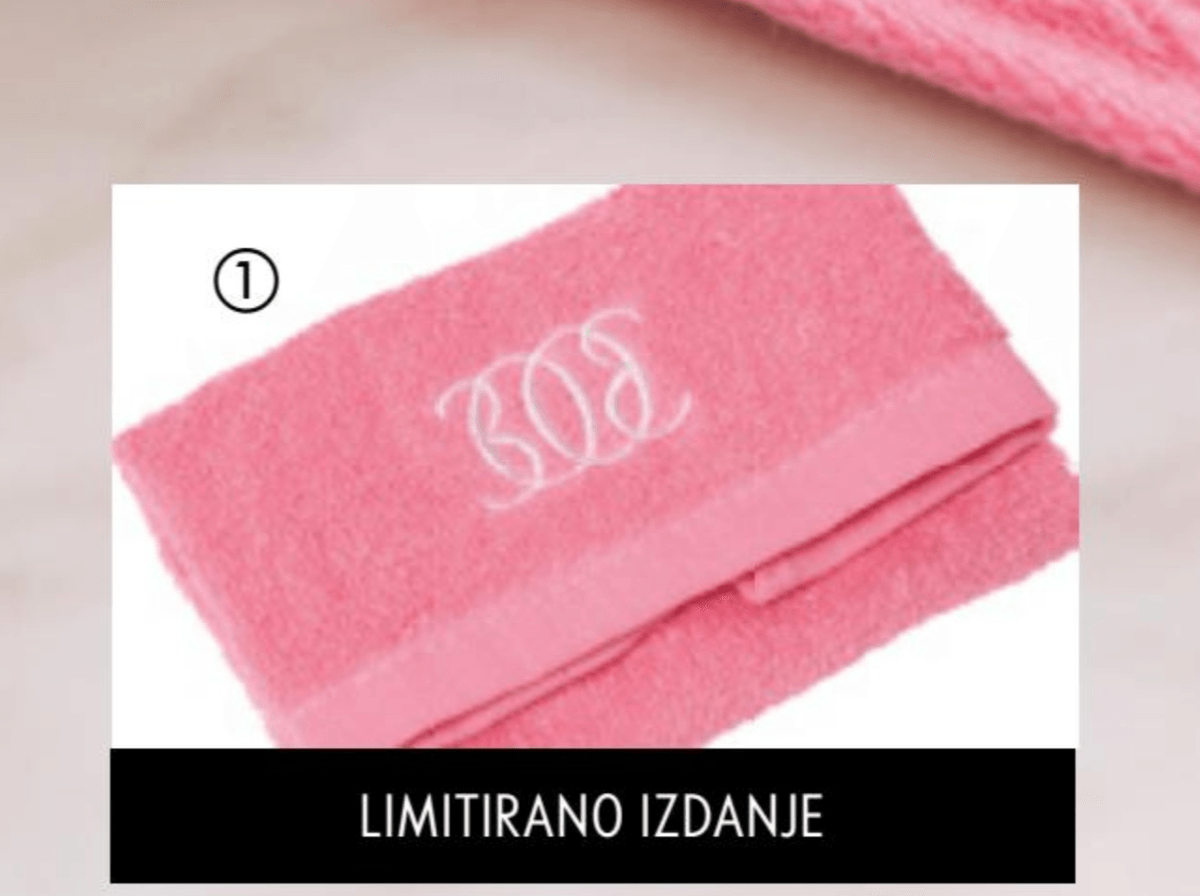 Salon ručnik za nokte 30 x 30 cm - Akcija u trgovini Oriflame