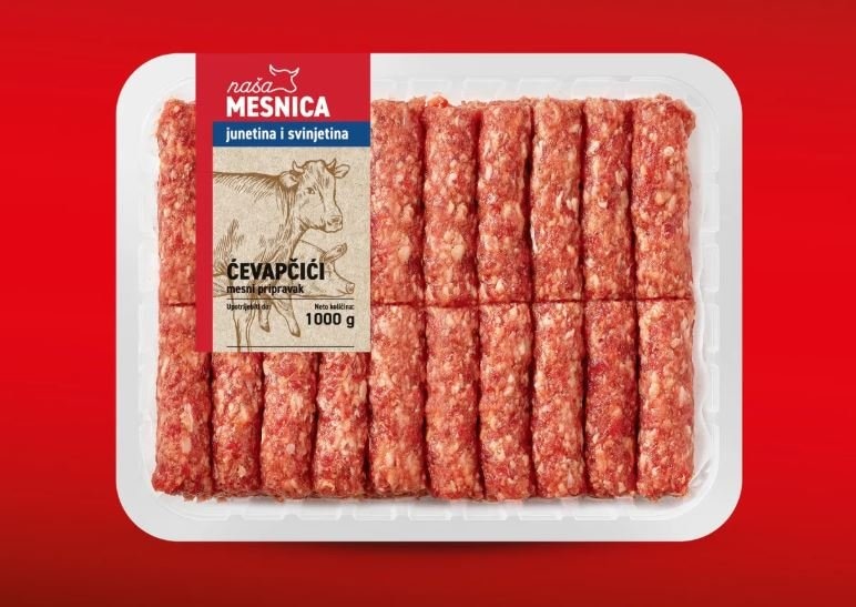 Svježi juneći ćevapčići 450 g - Akcija u trgovini Lidl