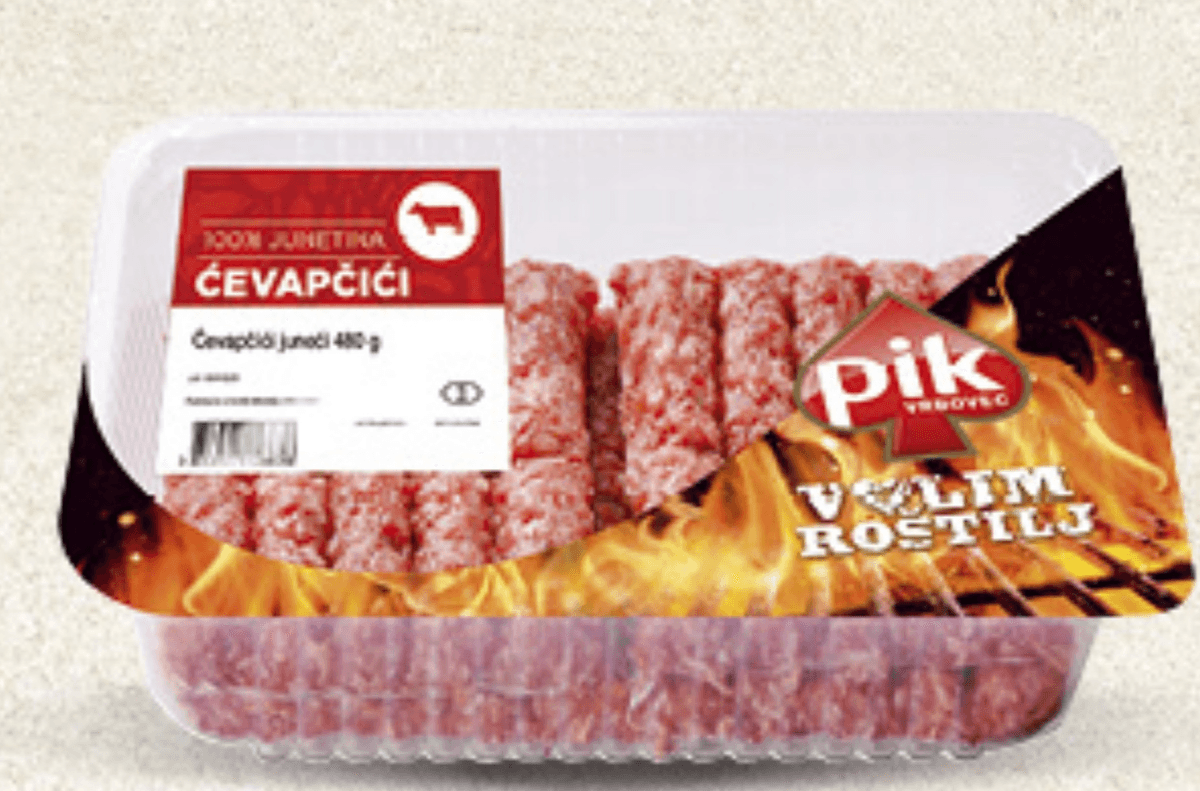 PIK Ćevapčići juneći 480g - Akcija u trgovini Konzum