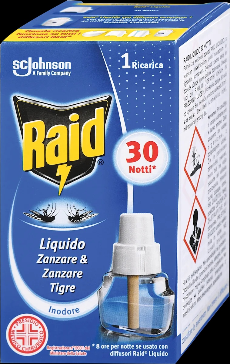 Raid tekućina za električni aparat protiv komaraca 21 ml - Akcija u trgovini Plodine