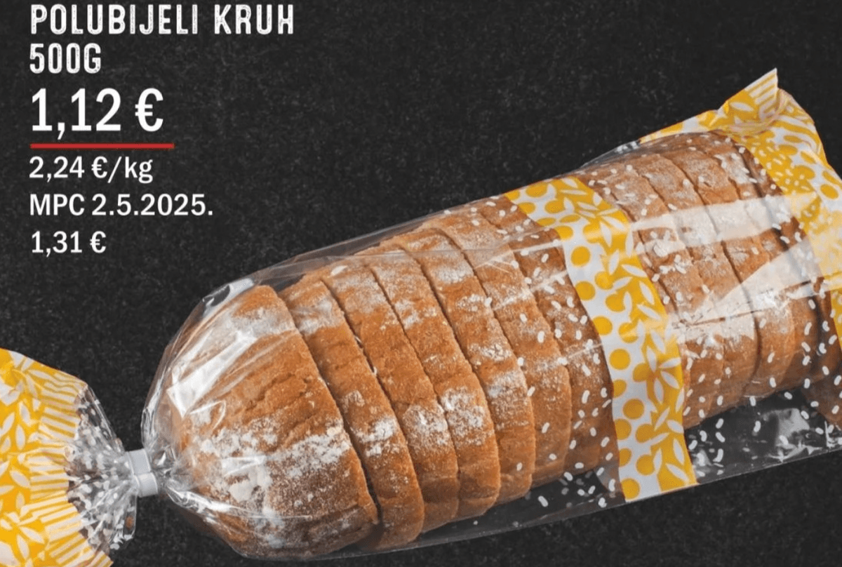 Polubijeli kruh 500G - Akcija u trgovini Boso
