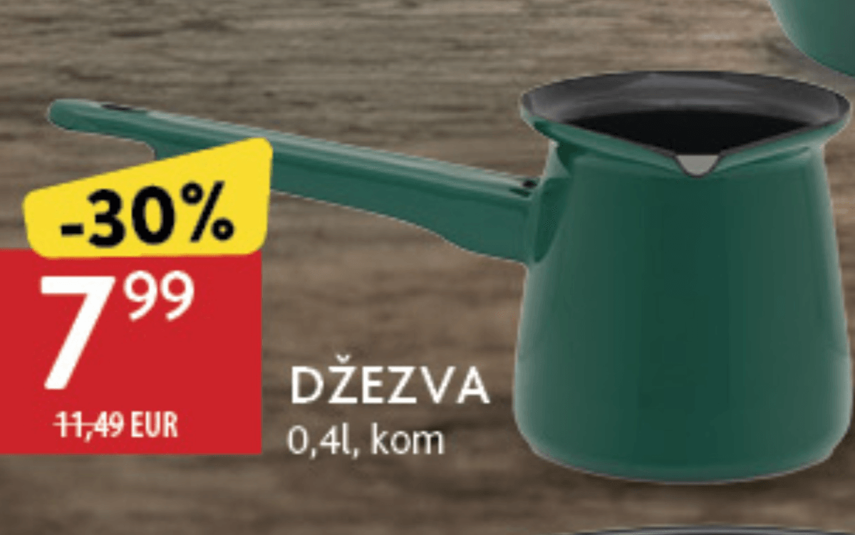 DŽEZVA 0,4l, kom METALAC - Akcija u trgovini Konzum