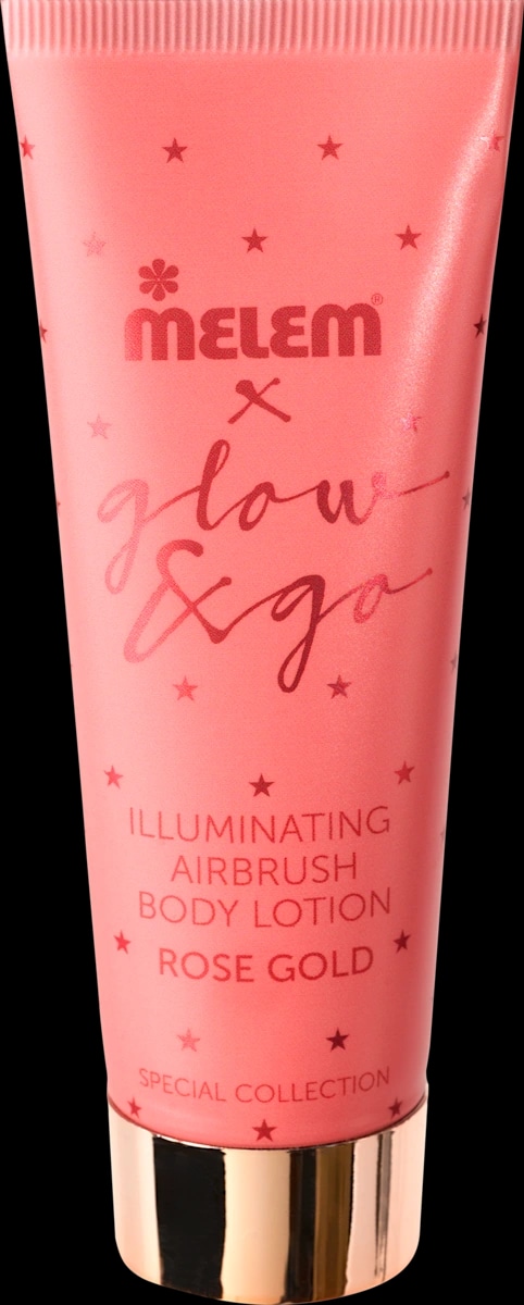 Melem Glow&Go Illuminating Airbrush Body Lotion Rose Gold 75 ml - Akcija u trgovini Bipa