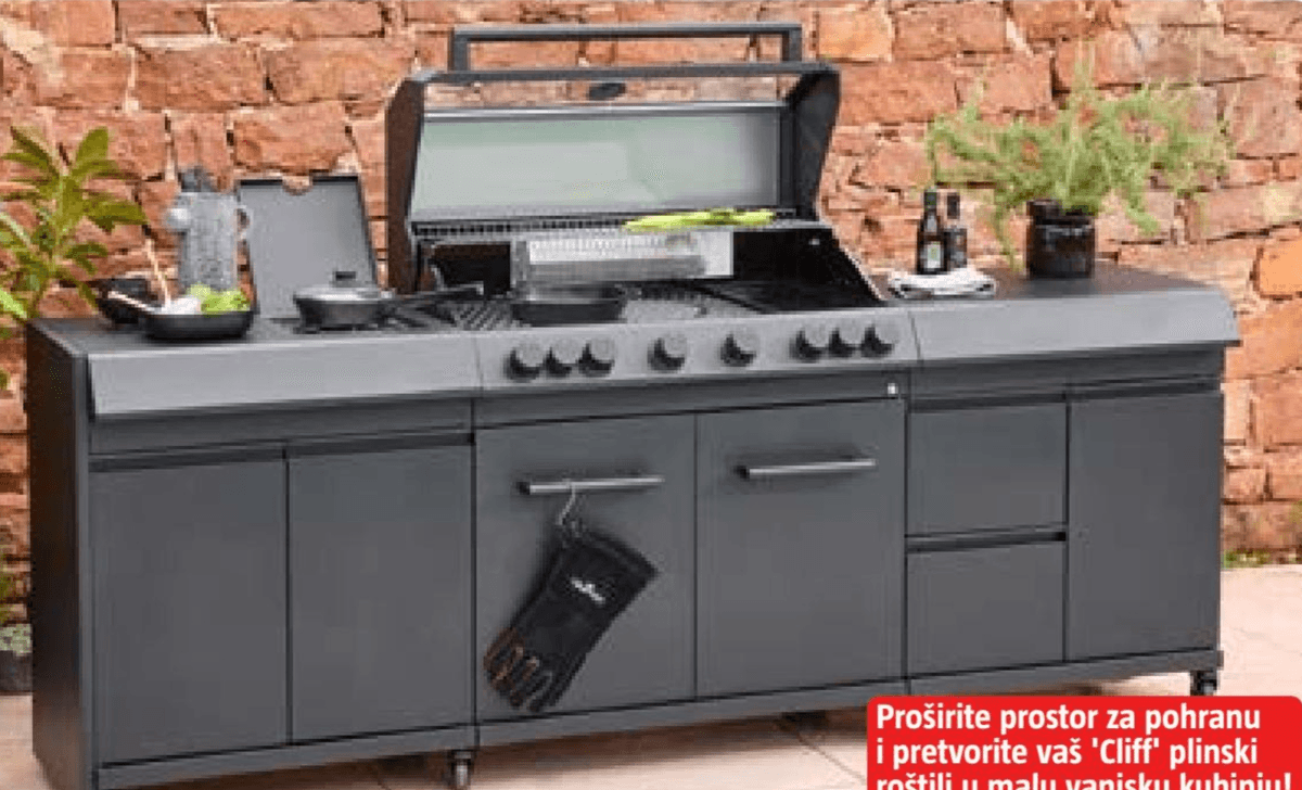 Plinski roštilj 'Cliff 4500 Beast Black Edition' - Akcija u trgovini Bauhaus