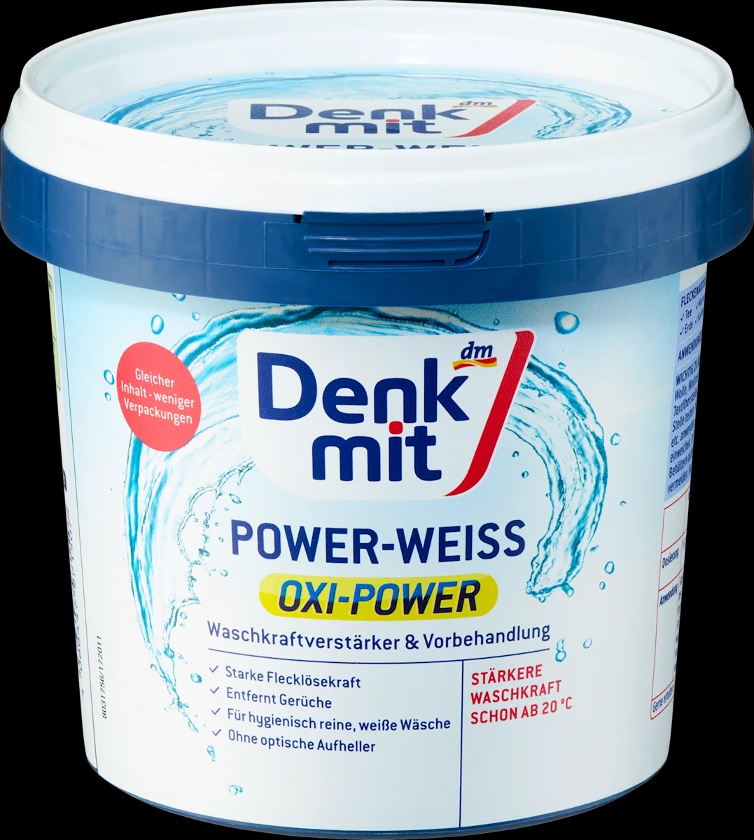 Denkmit Oxi Power Weiss sredstvo za izbjeljivanje rublja 750 g Akcija u trgovini Dm