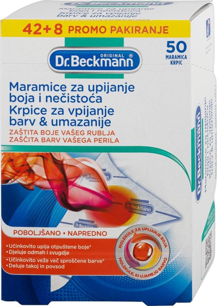Dr. Beckmann maramice za upijanje boja 42 kom. - Akcija u trgovini Dm
