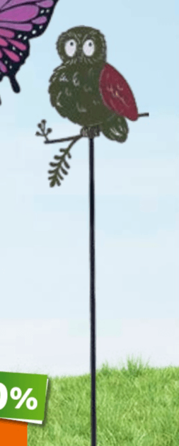 Metalna dekoracija sova - Akcija u trgovini Grama