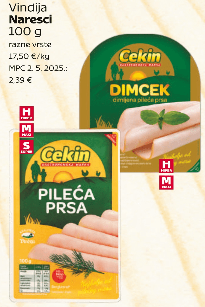 Vindija Naresci 100 g - Akcija u trgovini Tommy