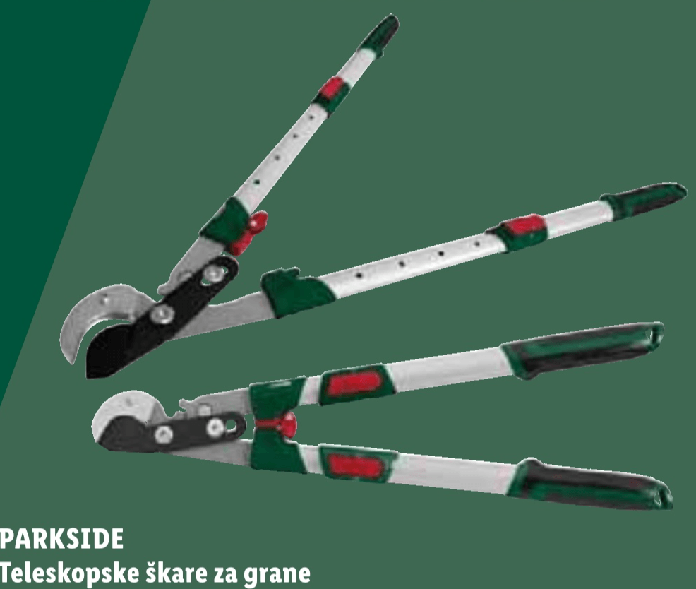 PARKSIDE Teleskopske škare za grane Komad - Akcija u trgovini Lidl