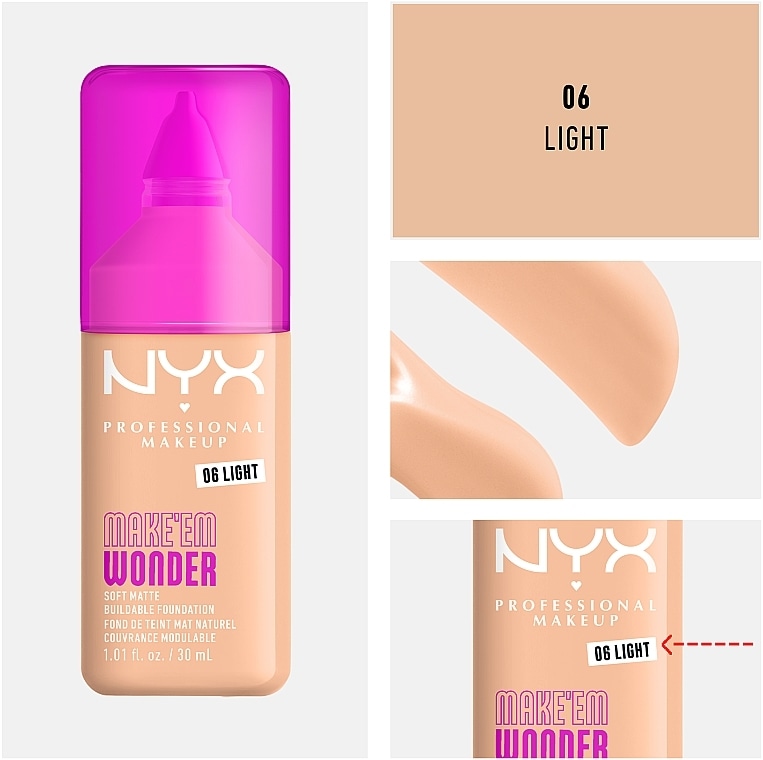 NYX Make'em Wonder tekući puder NYX Professional Makeup - Akcija u trgovini Bipa
