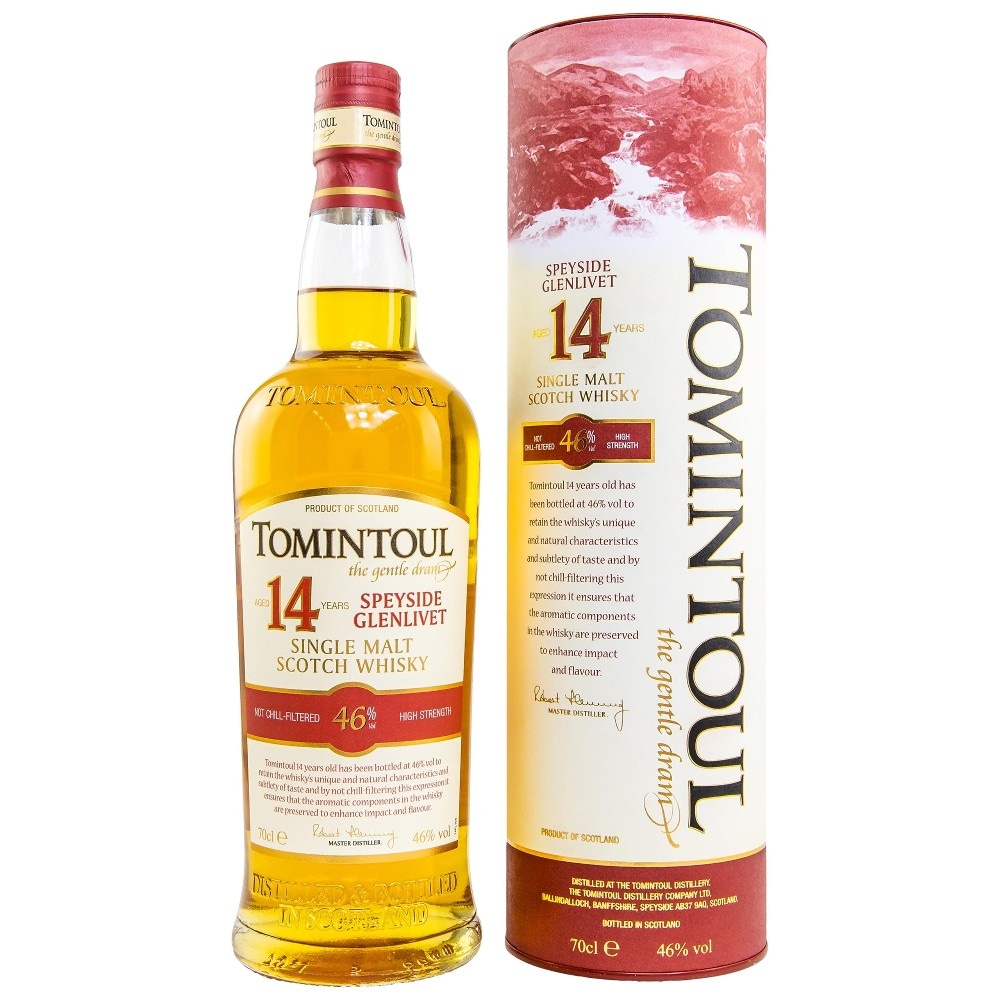 Tomintoul 14 Years Old Single Malt Scotch Whisky 0,70 L Akcija u trgovini Vrutak