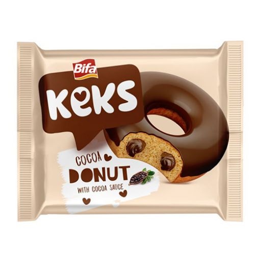Donut s okusom i preljevom kakaa Bifa 40 g - Akcija u trgovini NTL