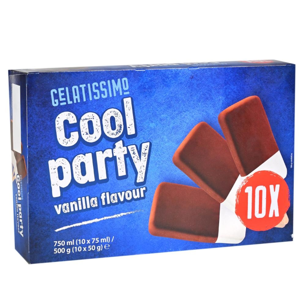 GELATISSIMO SLADOLED cool party 10x75ml / 10x50g - Akcija u trgovini Konzum