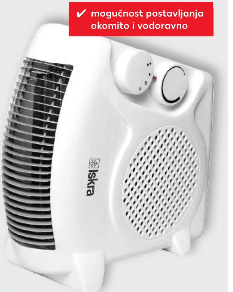 Iskra Ventilatorska grijalica - Akcija u trgovini Kaufland
